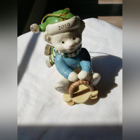 Lenox Teddy Bear Ornament - Picture 5 of 8